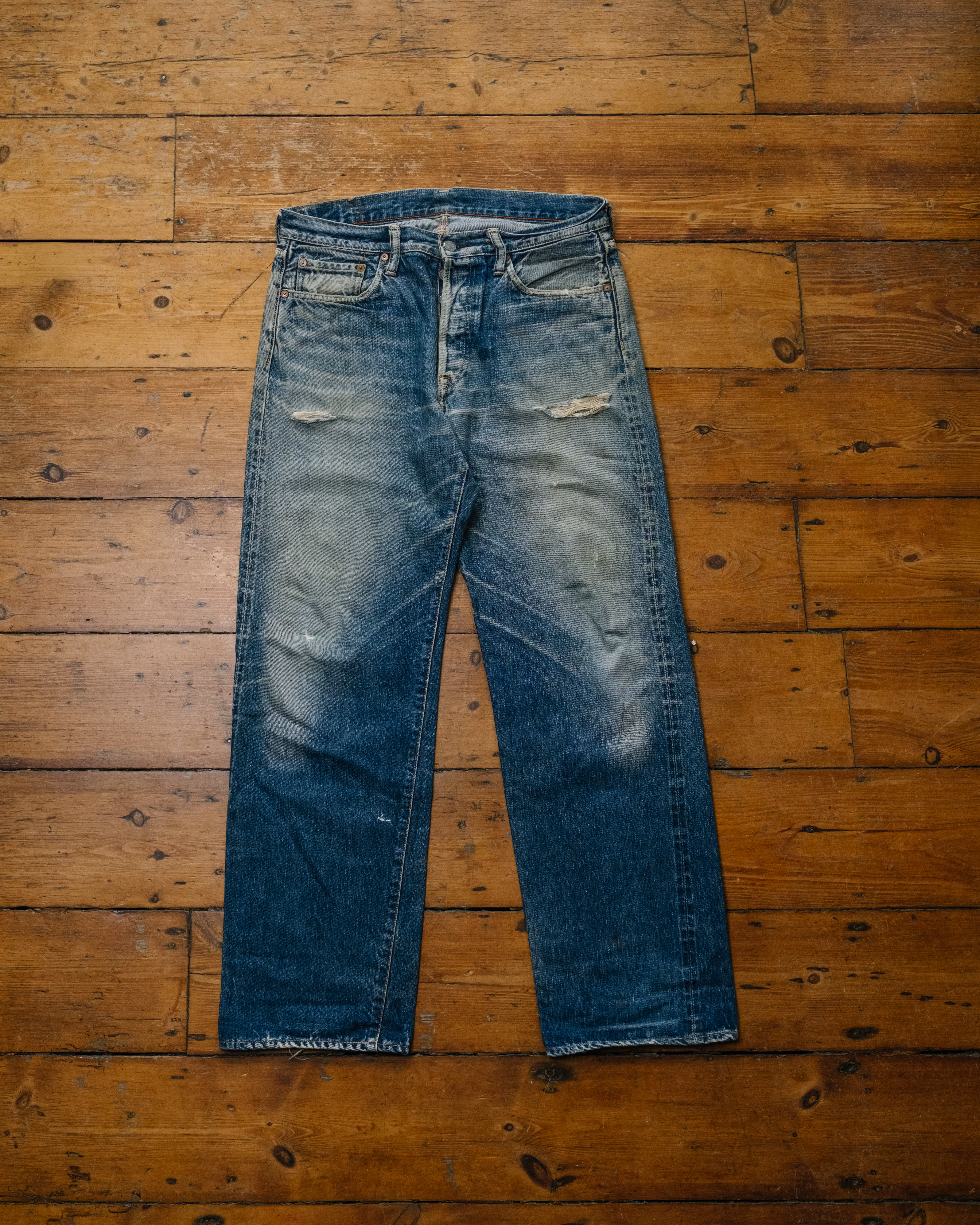 45rpm Japanese Selvedge Denim hard fade