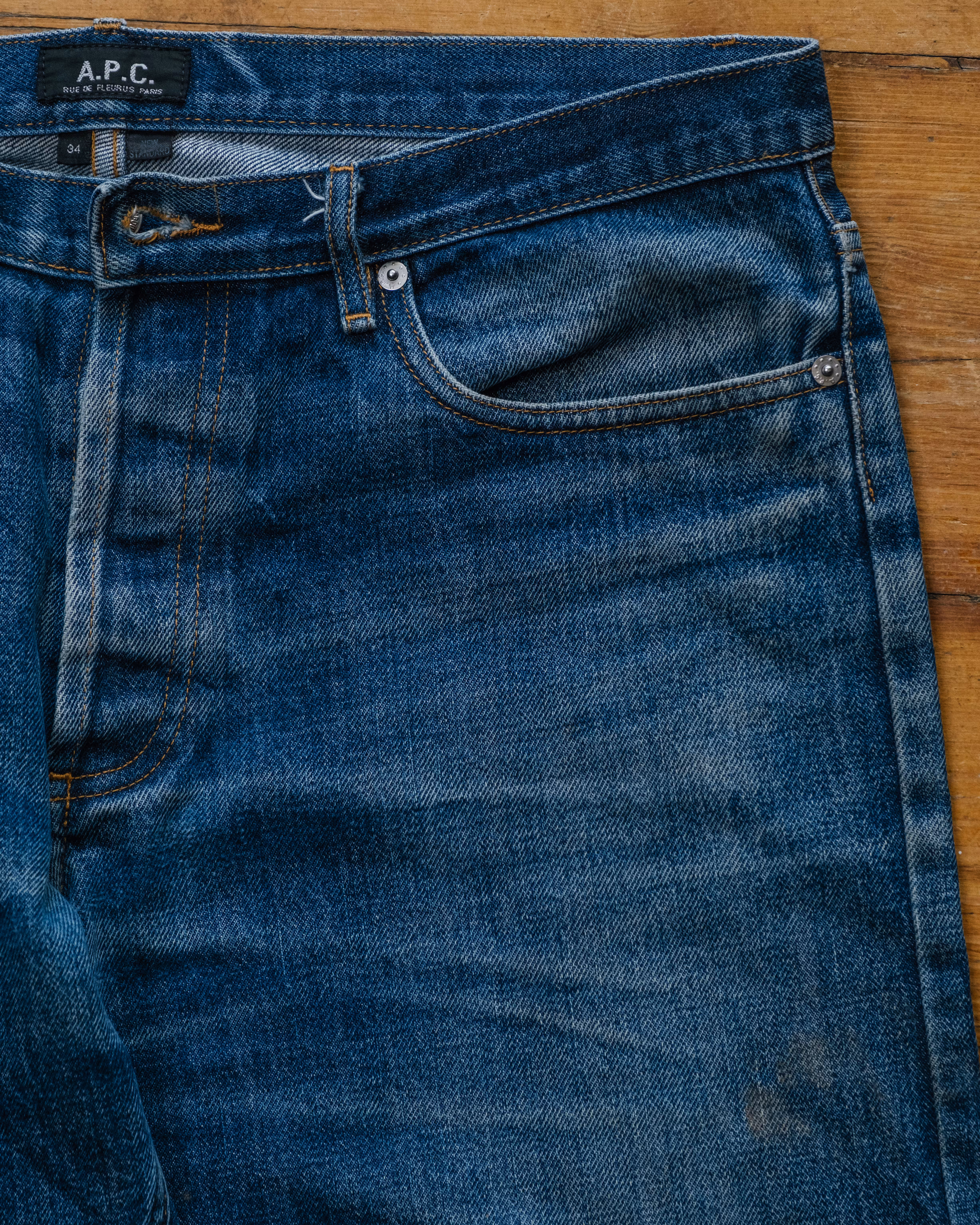 A.P.C. Selvedge Denim Faded detail 11