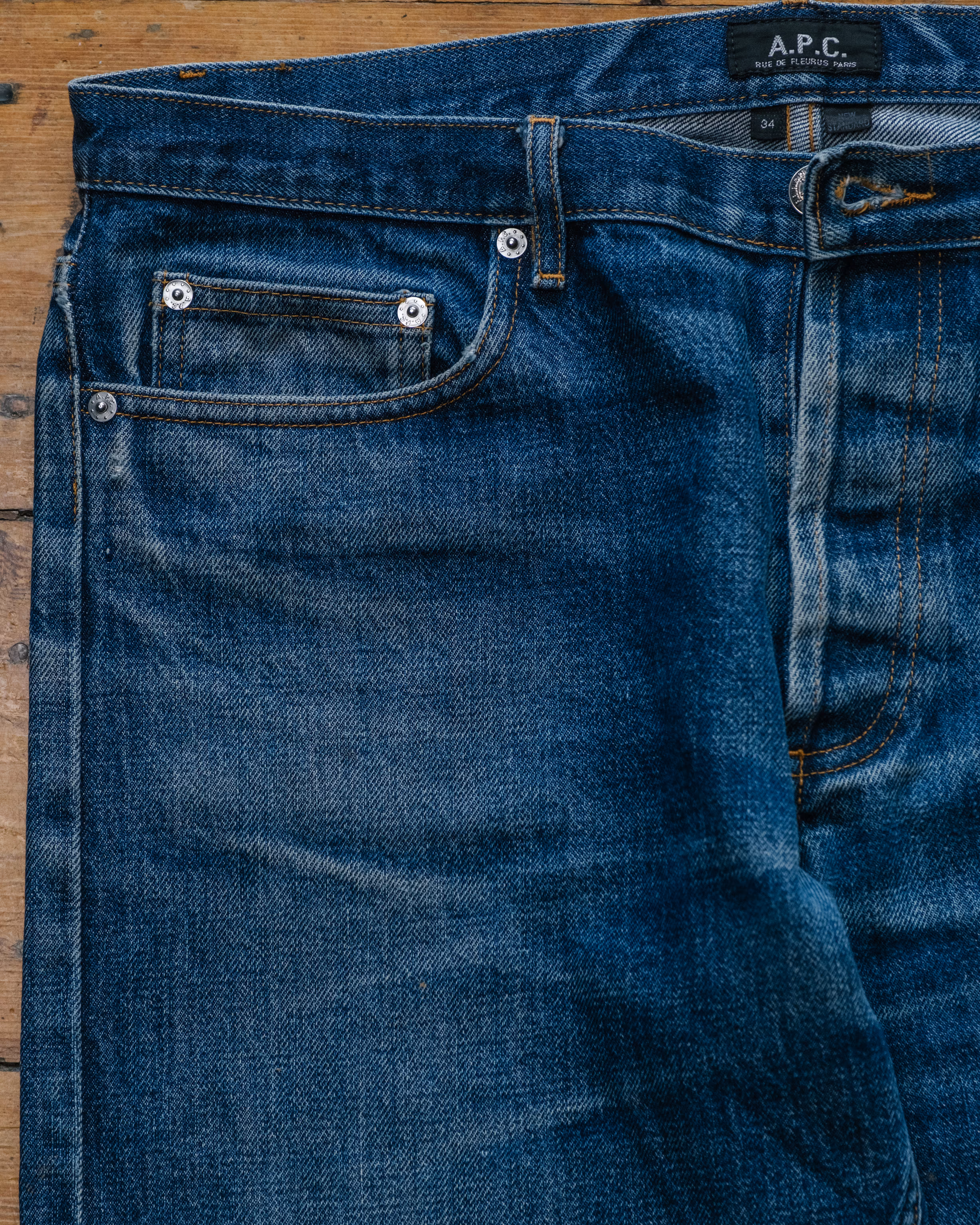 A.P.C. Selvedge Denim Faded detail 10