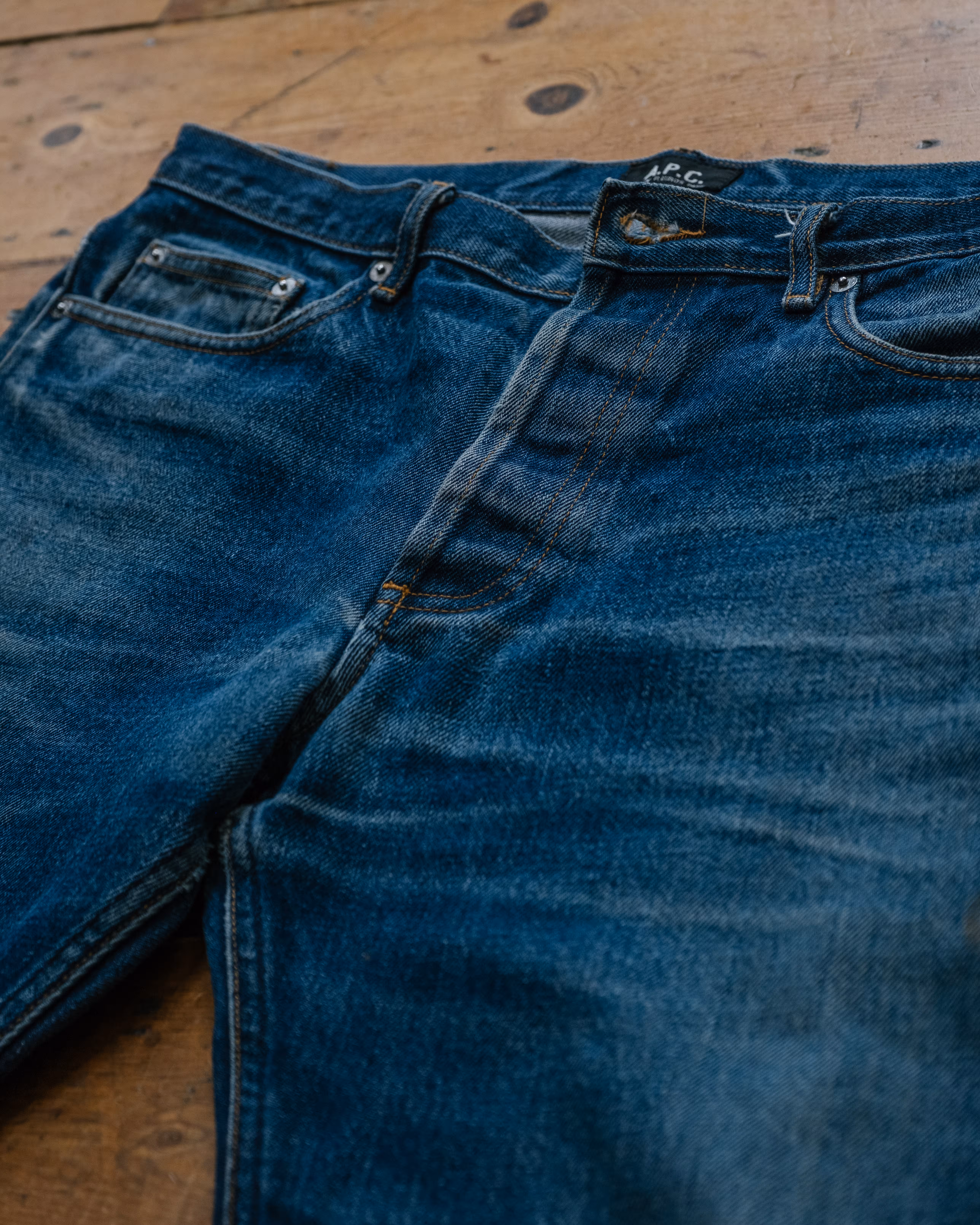 A.P.C. Selvedge Denim Faded detail 3