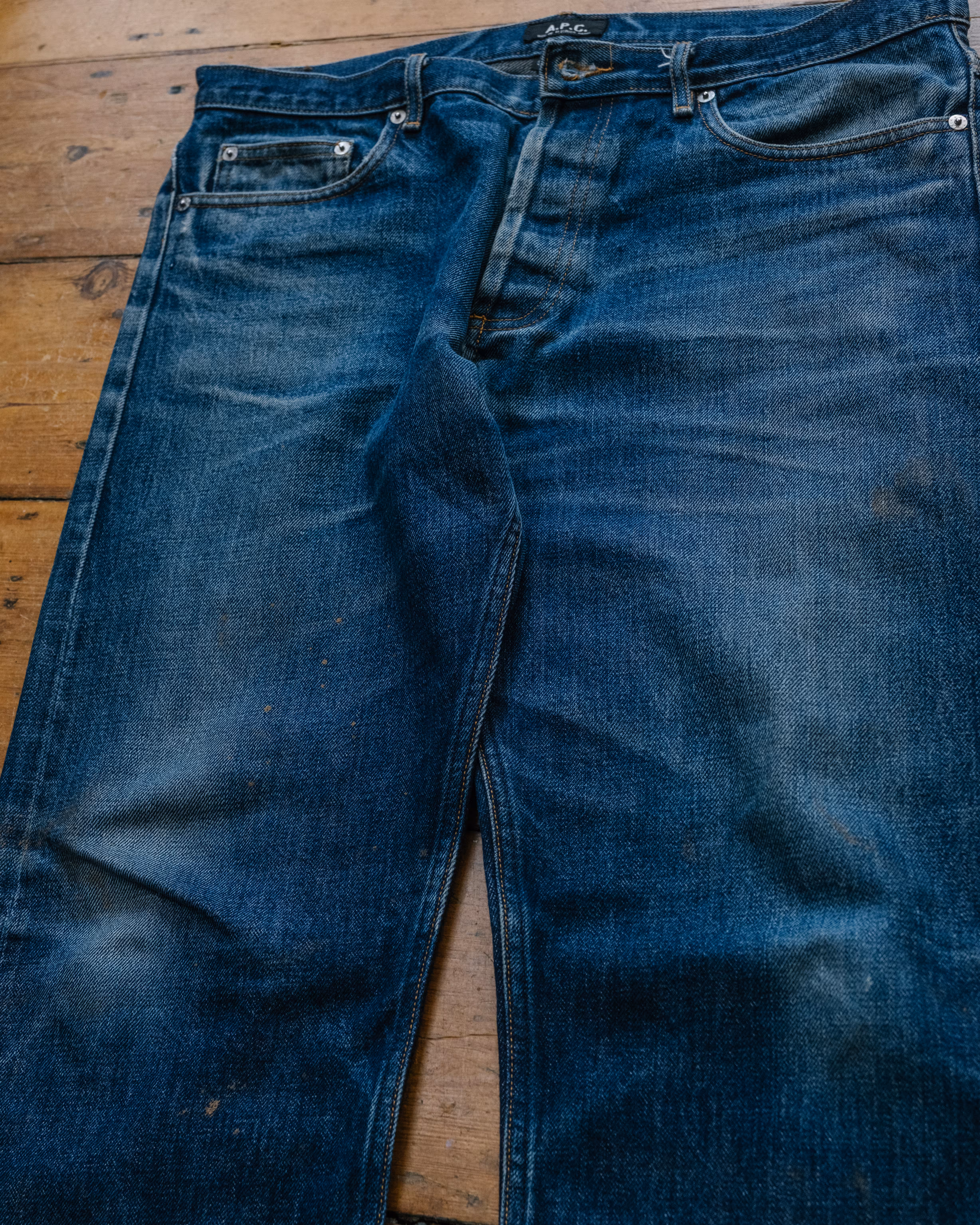 A.P.C. Selvedge Denim Faded detail 1
