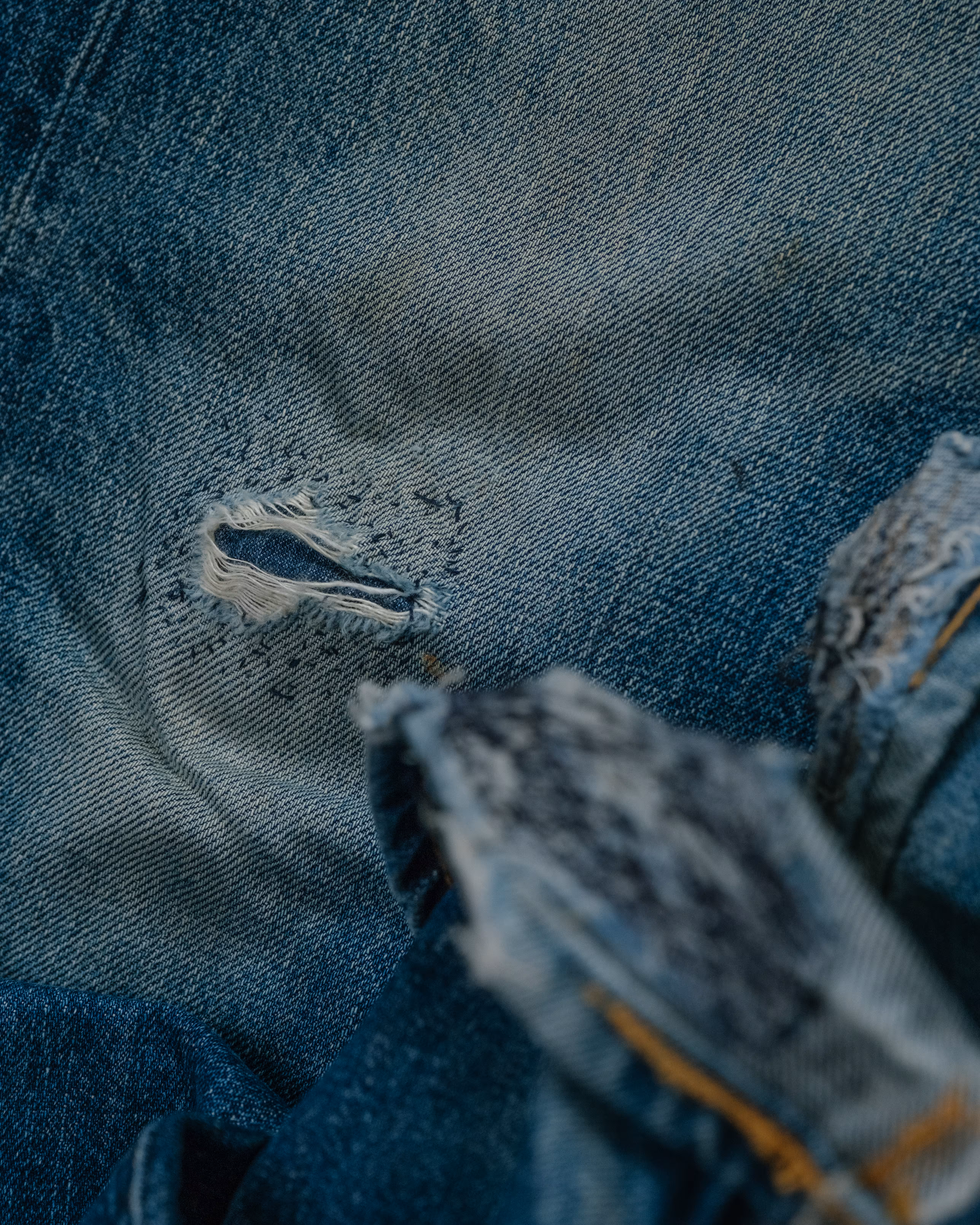 Vintage Evis Era Evisu Selvedge Denim detail 11