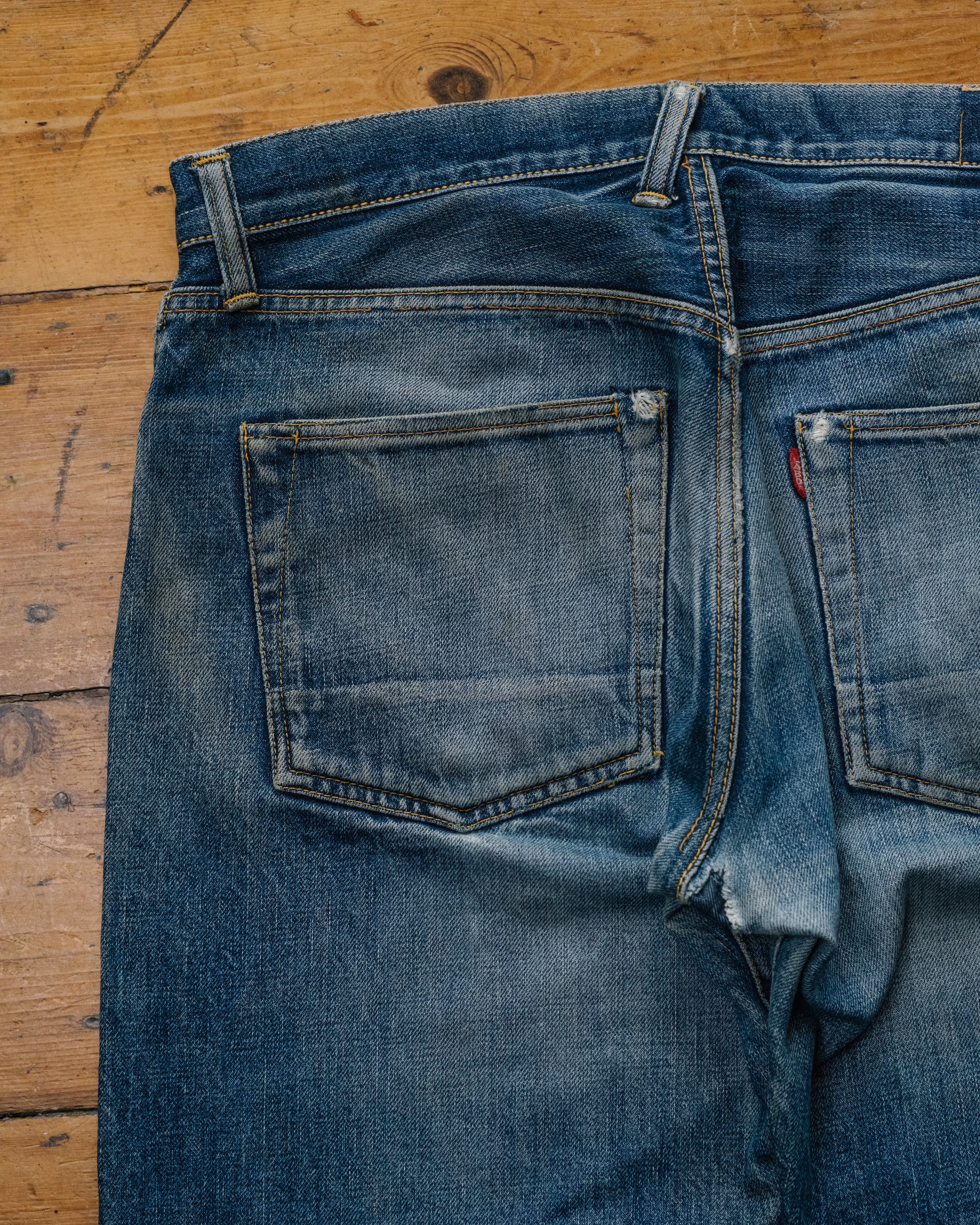 Vintage Evis Era Evisu Selvedge Denim detail 6