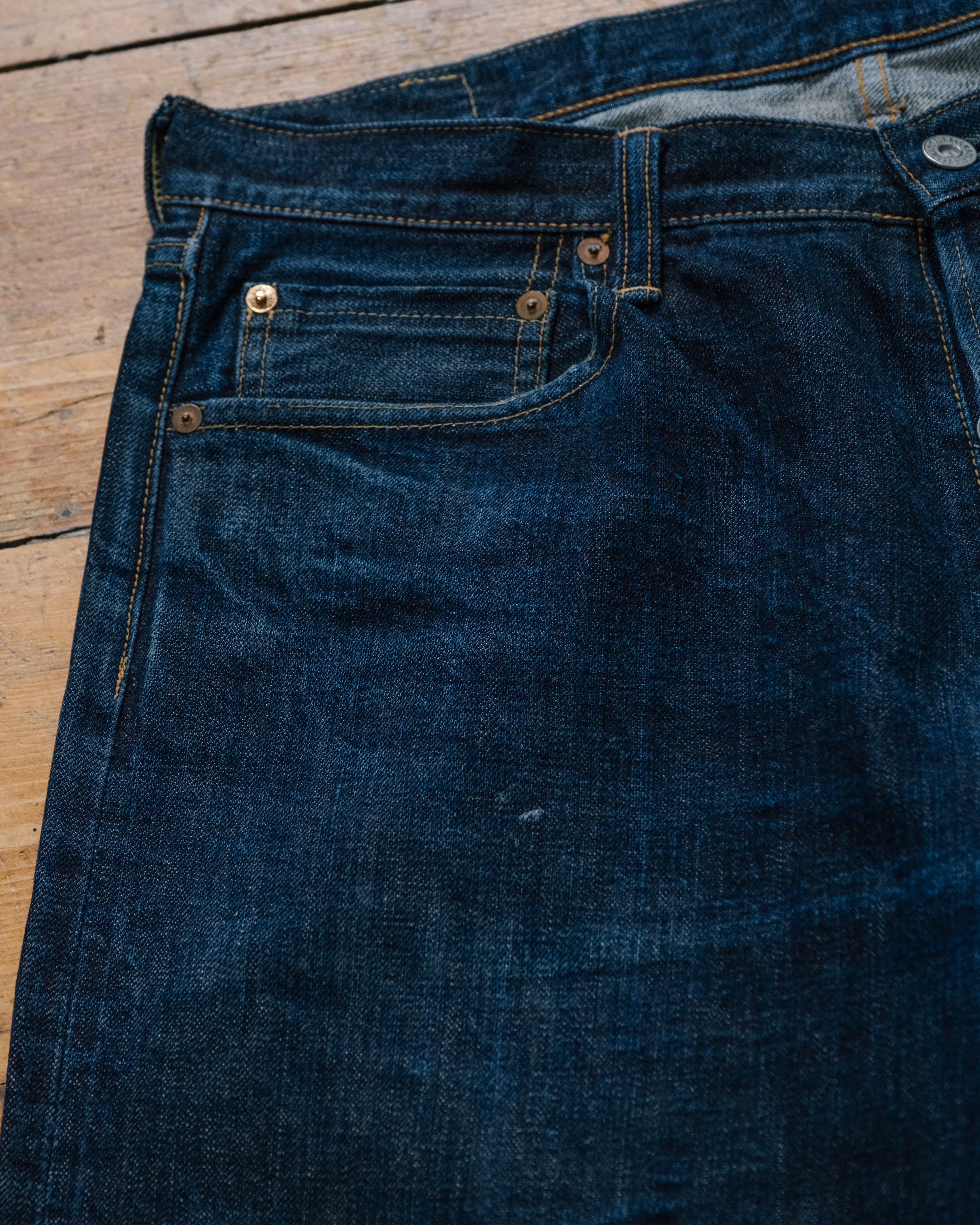 Kapital Distressed Selvedge Denim detail 12