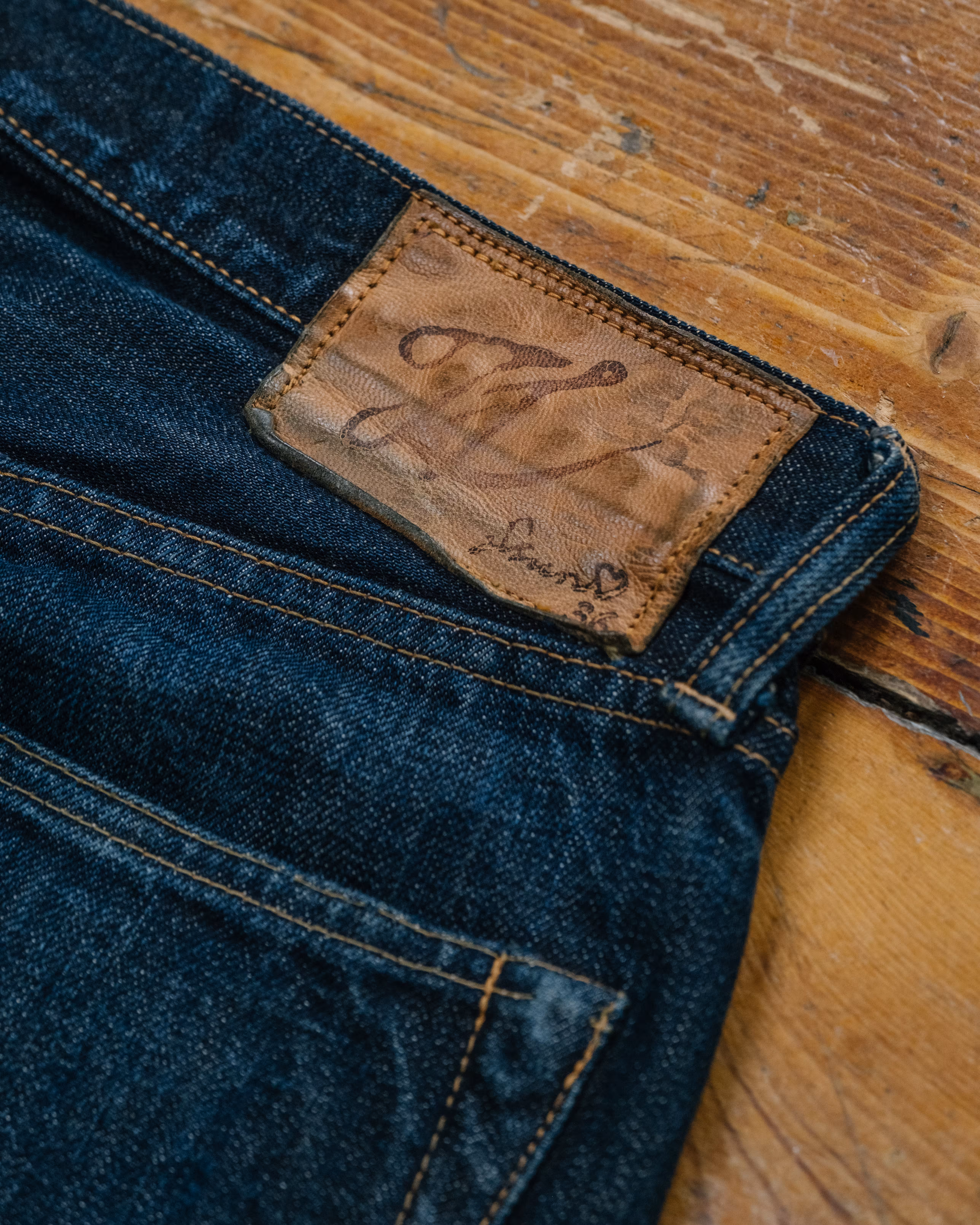 Kapital Distressed Selvedge Denim detail 4