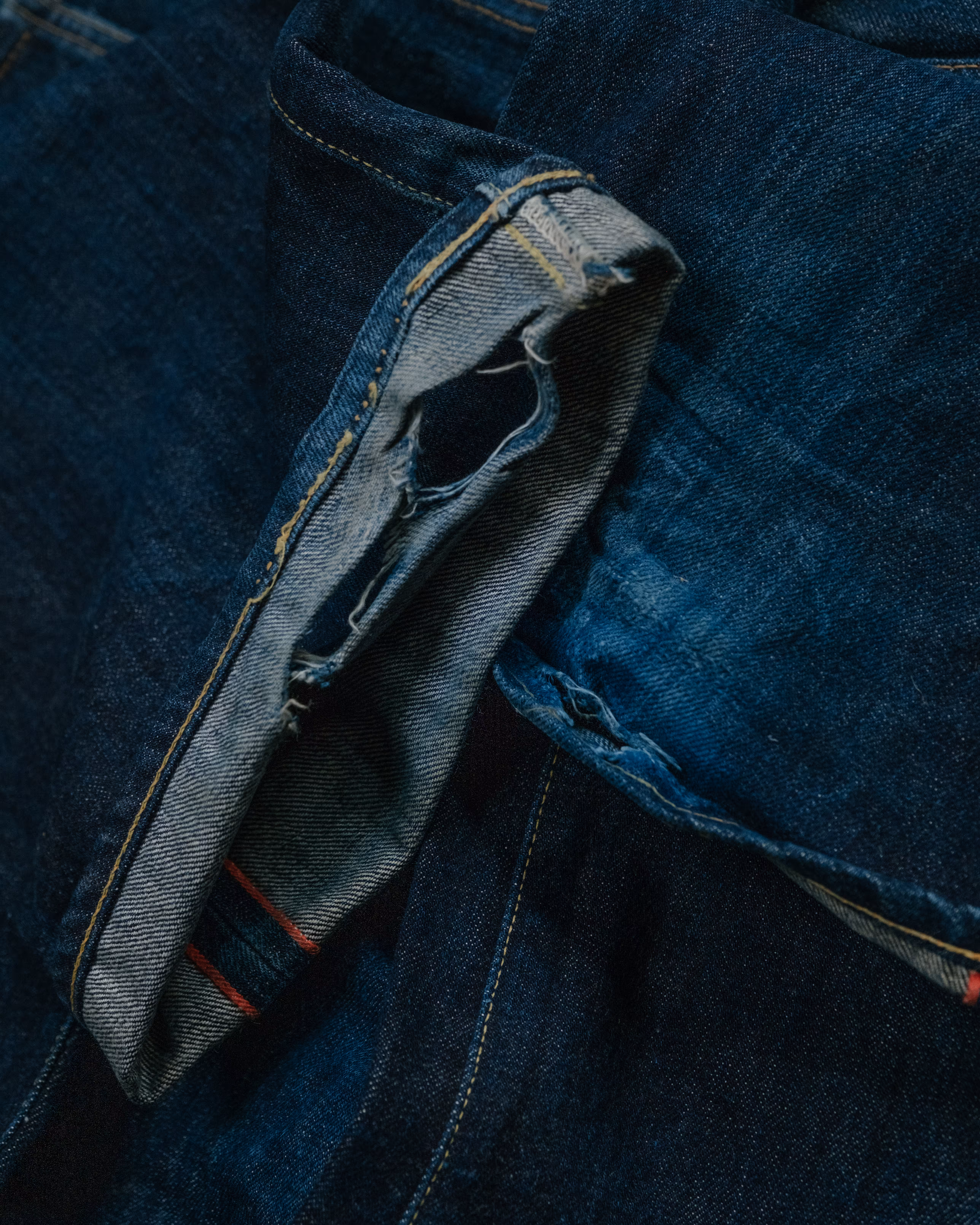 Kapital Distressed Selvedge Denim detail 3