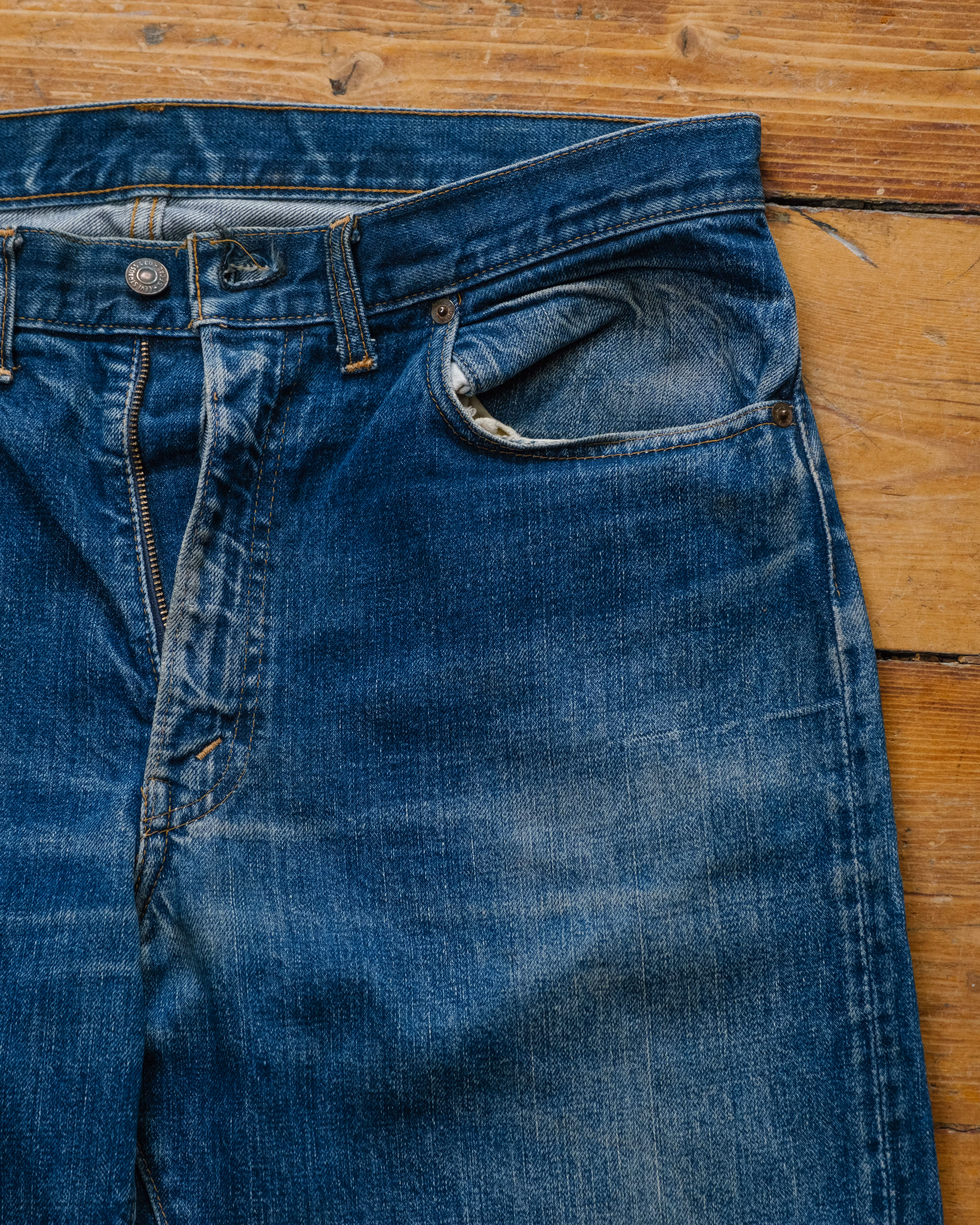 Big E Levi’s 501 Made in USA Factory Code 4 detail 11