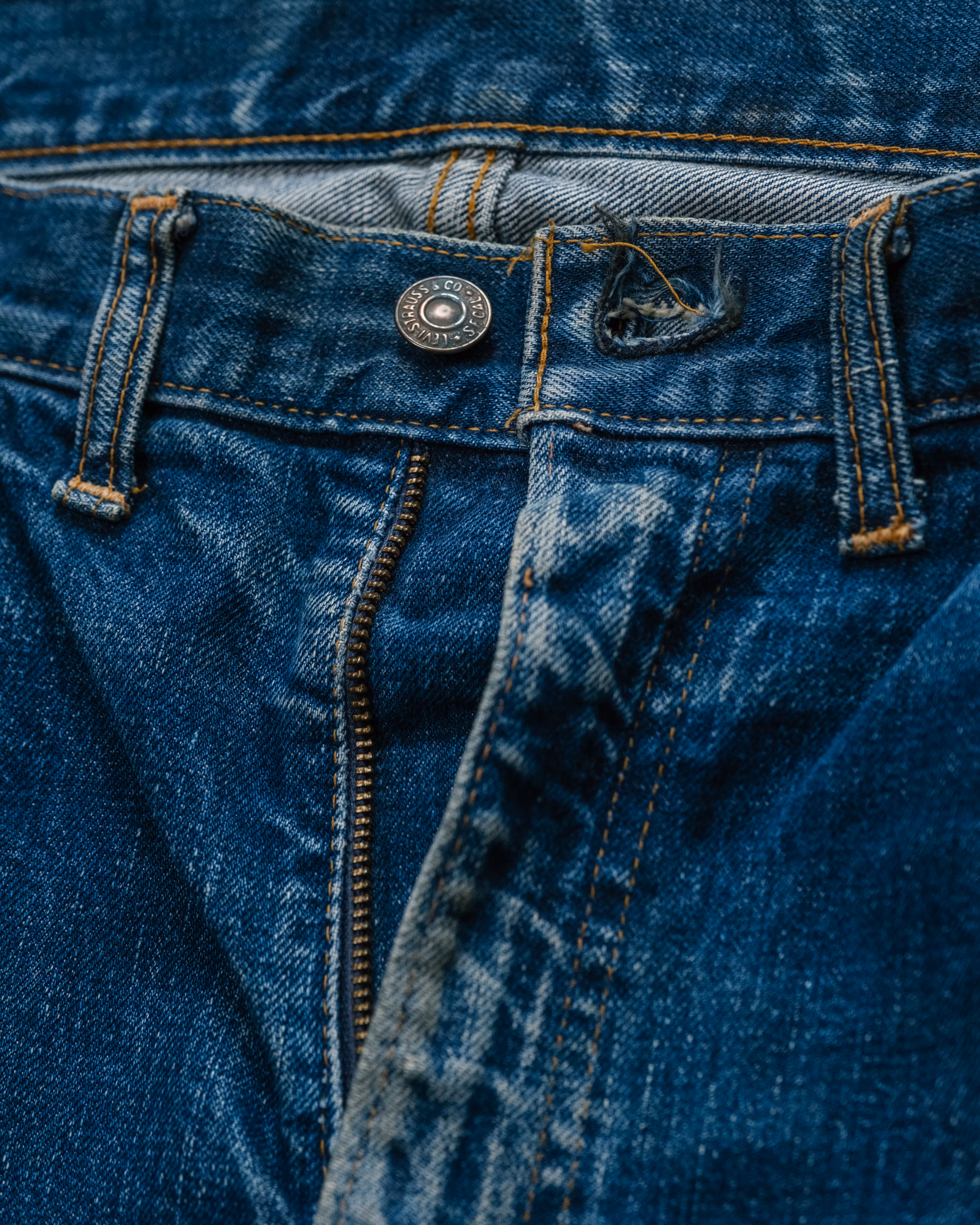 Big E Levi’s 501 Made in USA Factory Code 4 detail 10