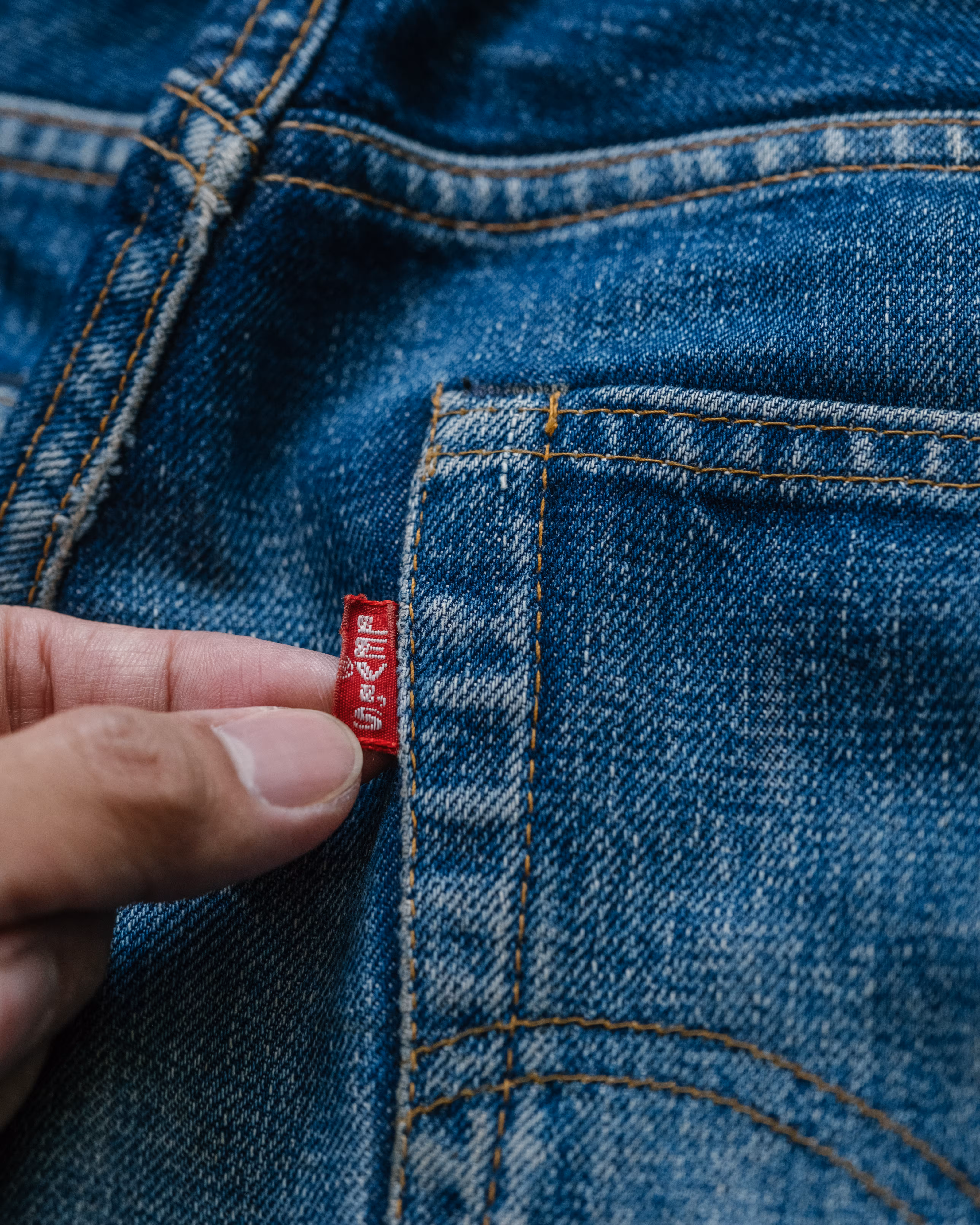 Big E Levi’s 501 Made in USA Factory Code 4 detail 7