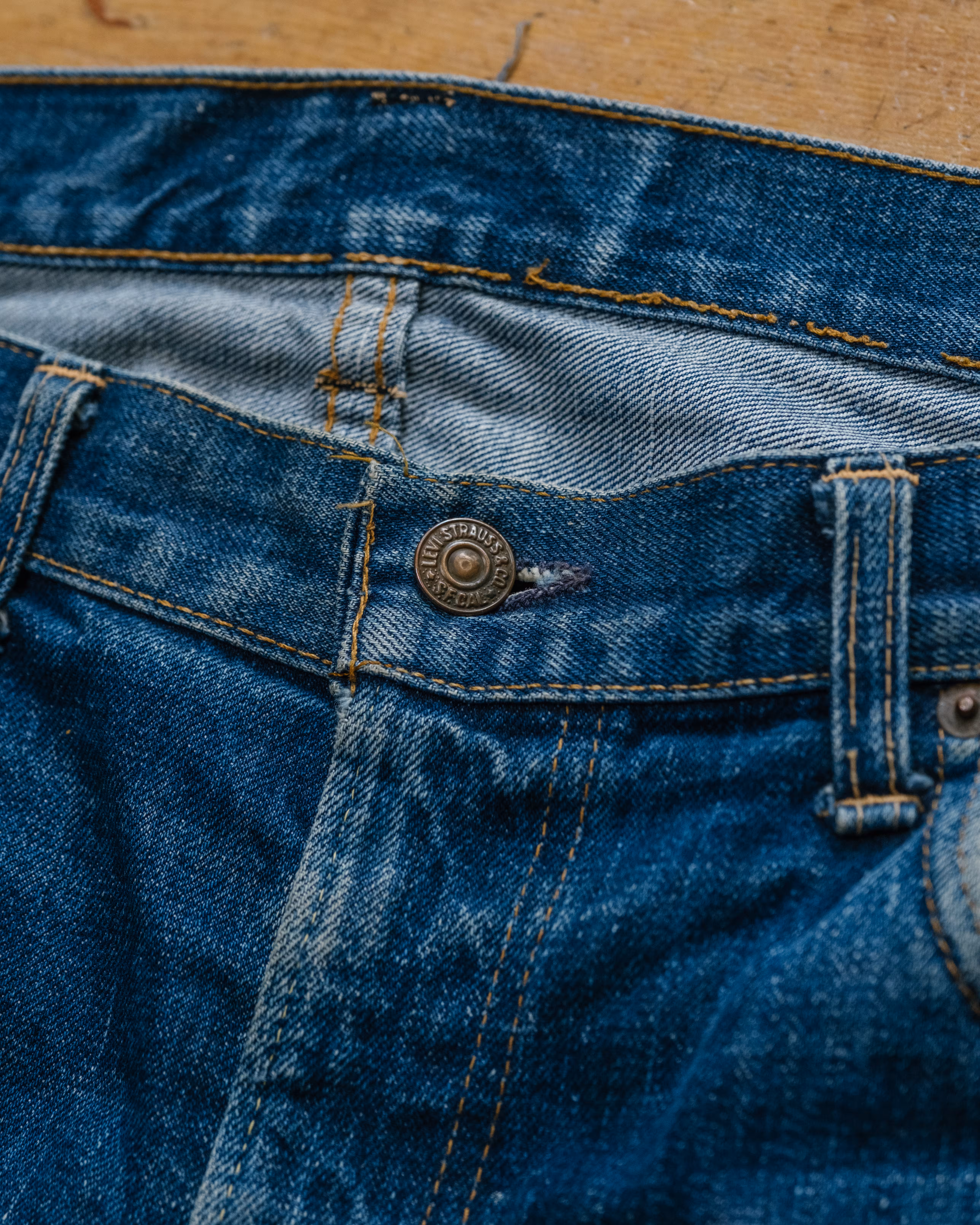 Big E Levi’s 501 Made in USA Factory Code 8 detail 14