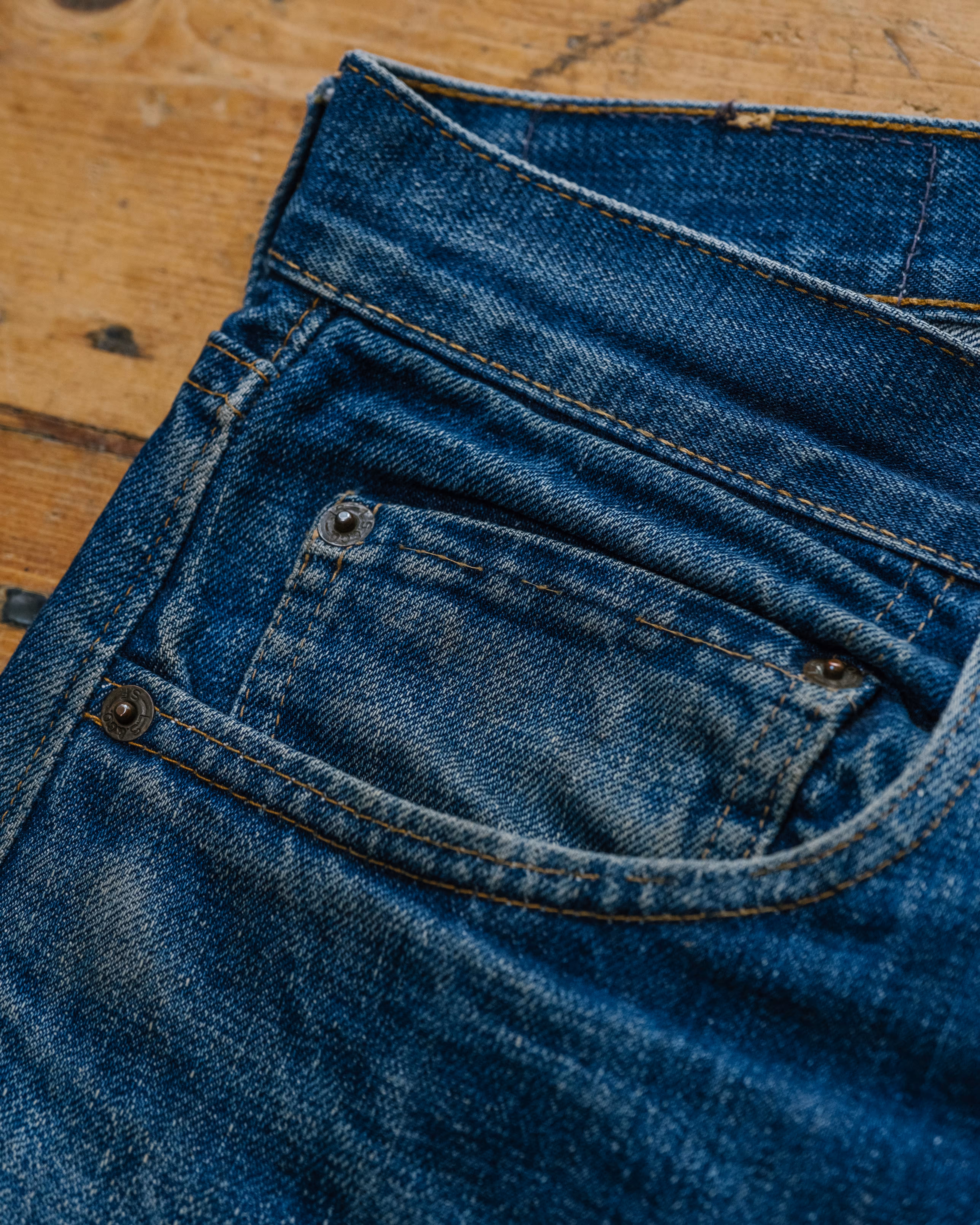 Big E Levi’s 501 Made in USA Factory Code 8 detail 12