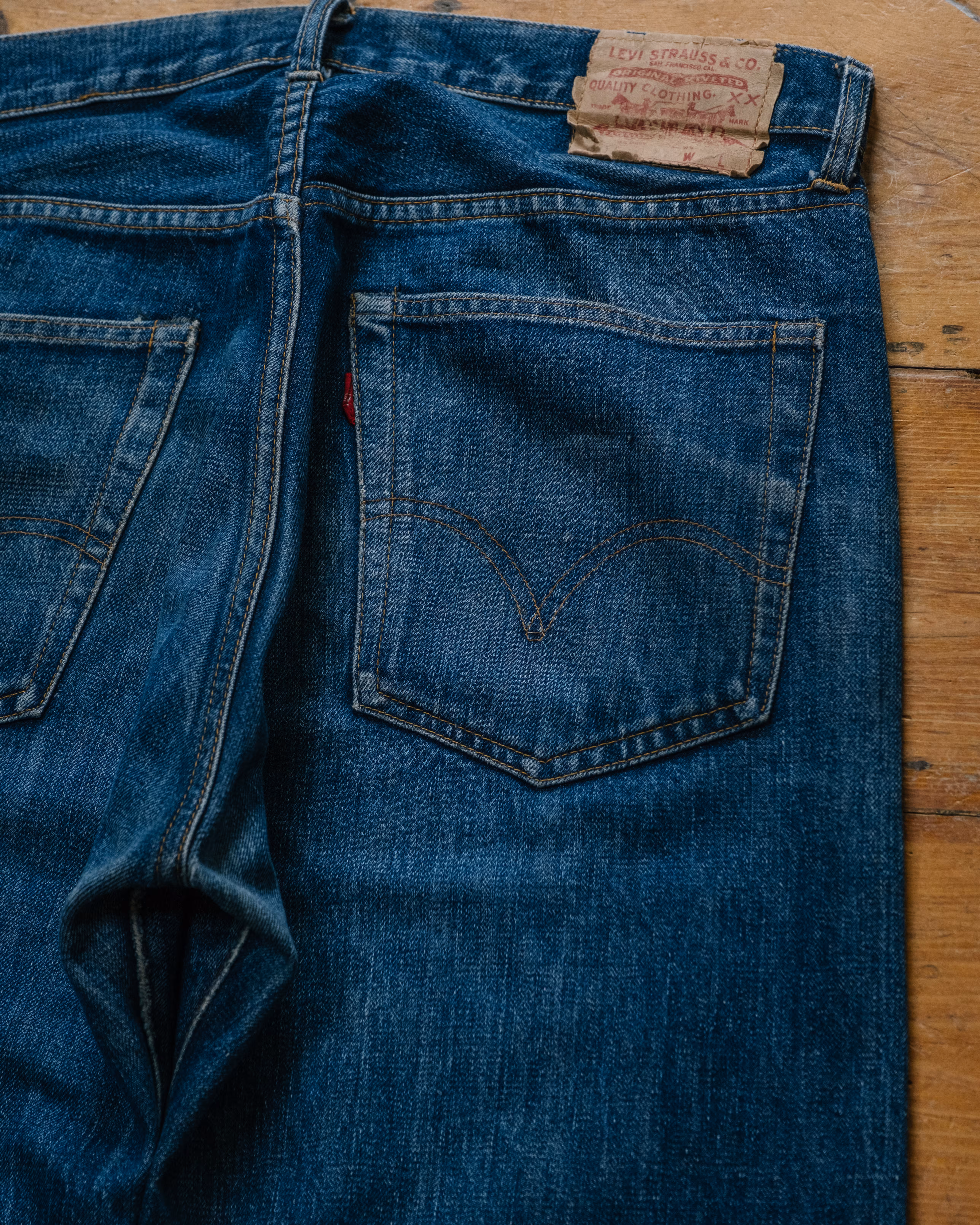 Big E Levi’s 501 Made in USA Factory Code 8 detail 7